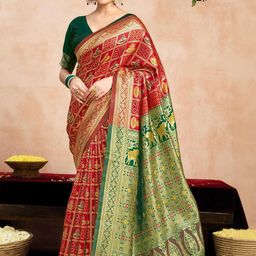 KALINI Woven Design Zari Silk Blend Designer Banarasi Saree-picture-29