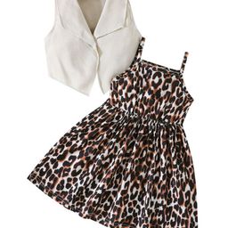 StyleCast x Revolte Girls Printed Shoulder Straps Top With Skirt-image-71