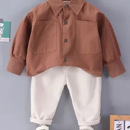 INCLUD Boys Long Sleeves Shirt With Trousers-52