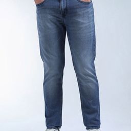 Flying Machine Men Tapered Fit Mid-Rise Light Fade Whiskered Jeans-picture-32