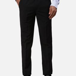 Park Avenue Men Mid-Rise Slim Fit Formal Trousers-image-8