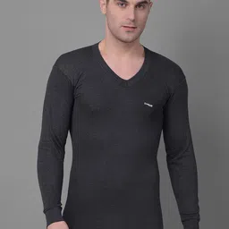 Dollar MenCotton V Neck Thermal Tops-picture-46