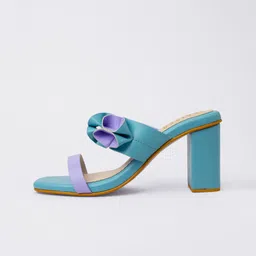 House of Prisca Block Sandals with Bows image 2