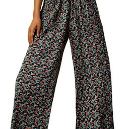 Prabha Creations Women Floral Printed Knitted Palazzos-image-59