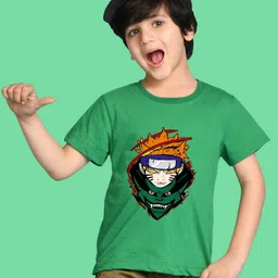 NUSYL Boys Graphic Printed Round Neck Cotton T-shirt-image-22