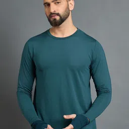 DIDA Men Dri-FIT Solid Sport T-shirt-image-6