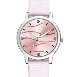 DOUBLERUN Women Dial & Leather Bracelet Style Straps Analogue Multi Function Watch H05NMT-387-image-76