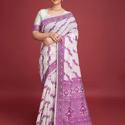 NIWAA Ethnic Motifs Pure Cotton Saree-picture-30