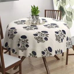 Trance Home Linen Yellow Cotton 4-Seater Table Cover-picture-31