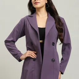 WoowZerZ Oversized-Fit Open Front Coat-picture-6