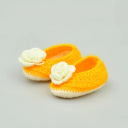 FUNKRAFTS Girls Handmade Pure Wool Booties-62