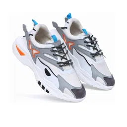 VATELIO Men White Mesh Casual Shoes-picture-37