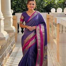 KALINI Woven Design Zari Banarasi Saree-image-32