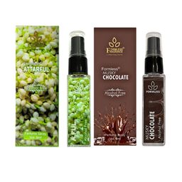 Formless Fragrance Set Of 2 Attarful & Chocolate Long-Lasting Perfume Spray - 8 ml Each image 3