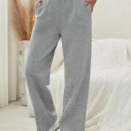 YOU FOREVER Women Self Design Original High-Rise Cotton Joggers Trousers-image-87