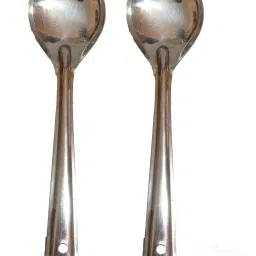 Stainless Steel Gravy Serving, basting, or Stirring Spoon Silver Pack of 2 Stainless Steel Serving Spoon Set-image-81