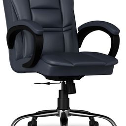 fugo Mid Back Ergonomic Office Chair, Study, Computer, Revolving Leatherette Office Conference Chair-picture-29
