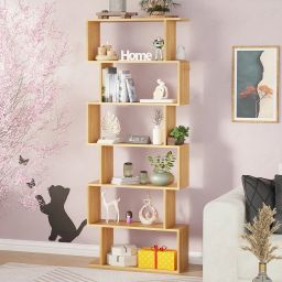 Engineered Wood Open Book Shelf-image-87