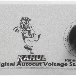 rahul C-1000 cn1 Kva/4 Amp 90-260 Volt,Manual 8 Booster,Air Cooelers/1 LCD/LED TV ,Smart TV,Android TV Up to 84" Input Meter With Output Cutoff Indicator Use a Maximum of 4 Amp Load This Autocut Copper Voltage Stabilizer Autocut Voltage Stabilizer image 5