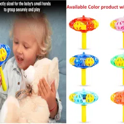zokato Spinner Rattle Musical Toy for Babies Rattle(ASSORTED COLOUR) Rattle image 5