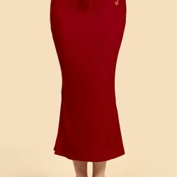 Trendmalls New.P01-Red-XL Lycra Blend Petticoat-image-90