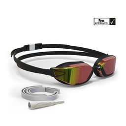 Adult Swimming Goggles Men Women UV Protection Mirror Lenses Fast 900 Black Red-image-58