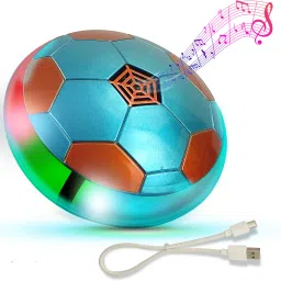 Rechargeable With Music And Light Indoor Floating Hoverball Air Soccer Football-3