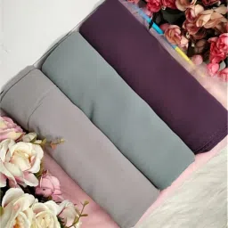 Solid Chiffon Women Multicolor Faux Turtleneck Neck Cover, Scarf, Bluetooth Scarf, Fancy Scarf, Stole-image-12