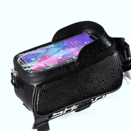 Bicycle Phone Bag Waterproof Front Frame Bag Sensitive Touch Screen | Bicycle Brake Disk-image-9