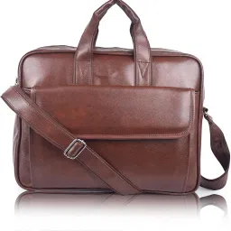 Men Brown Messenger Bag - Extra Spacious-image-11