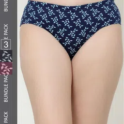 Floret Women Pack Of 3 Assorted Hipster Briefs-picture-31