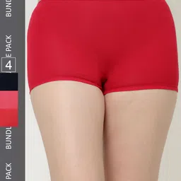 Floret Women Pack of 4 Boy Shorts-image-12