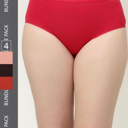 Floret Women Pack Of 4 Hipster Briefs-image-42