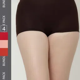 Floret Women Pack Of 4 Boy Shorts Briefs-image-23