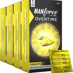 Overtime Pineapple Condoms ,10 x Pack of 4 Condom-image-29