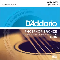 Acoustic EJ16 Acoustic 12-53 Light Guitar Strings Guitar String-image-64