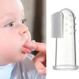 Finger Tooth Brush (3 months to 3 years) with storage Box Extra Soft Ultra Soft Toothbrush-image-36