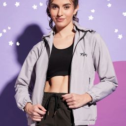 Flexy By BuyNewTrend Solid Women Wind Cheater-image-70
