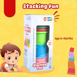 Stacking Fun Beaker with Shape Sorting Educational & Learning Toy for Kids-17