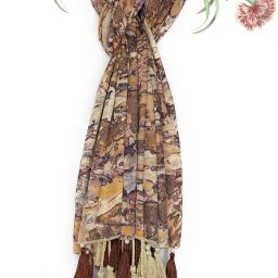 chandwasia Self Design Viscose Men Multicolor Stole image 2