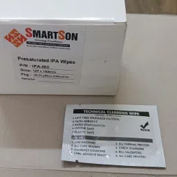 SMARTSON 99.9% Technical Prep Pads,Multi-Purpose cleaning Wipes to Surfaces/Electronics for Computers, Laptops, Mobiles image 3