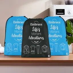 Aura Blue Set of 3 Water Resistant Multi-Utility Organisers-image-18