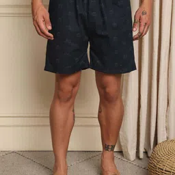 Mast & Harbour Printed Pure Cotton Boxer B12-S-image-98