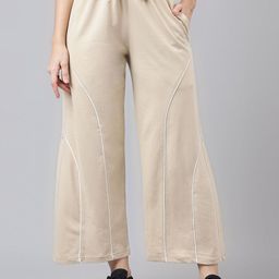 MKH Women Solid Mid-Rise Relaxed-Fit Trousers-picture-47