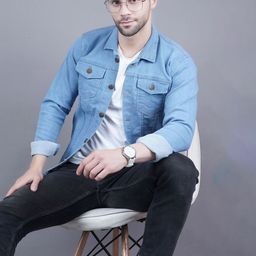 LINARIA Men Spread Collar Solid Casual Denim Jacket-picture-33
