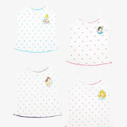 Bodycare Girls Pack Of 4 Cotton Printed Assorted Camisoles-image-60