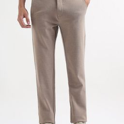 Arrow Sport Men Striped Slim Fit Trousers-picture-32
