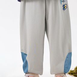 LULU & SKY Unisex Kids Loose Fit High-Rise Trousers-image-79