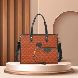 Womanix PU Tote Bag with Quilted-54