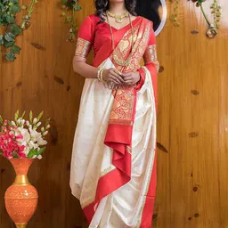 AMRUTKALA SAREES Woven Design Banarasi Saree-picture-32